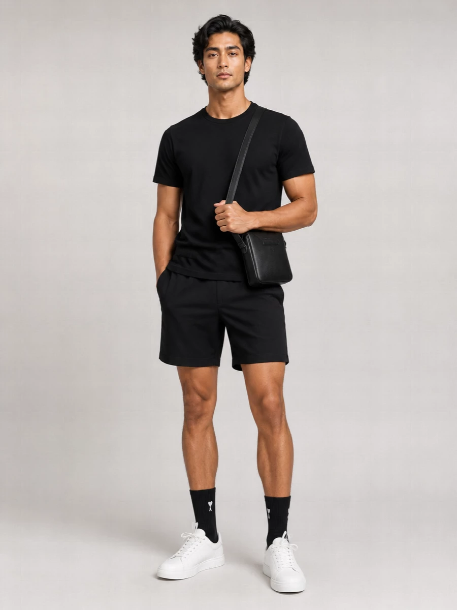 Emporio Armani Patterned Chino Shorts