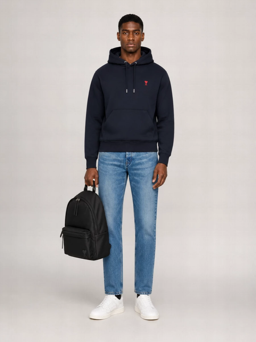 Ami Paris Cotton Hoodie
