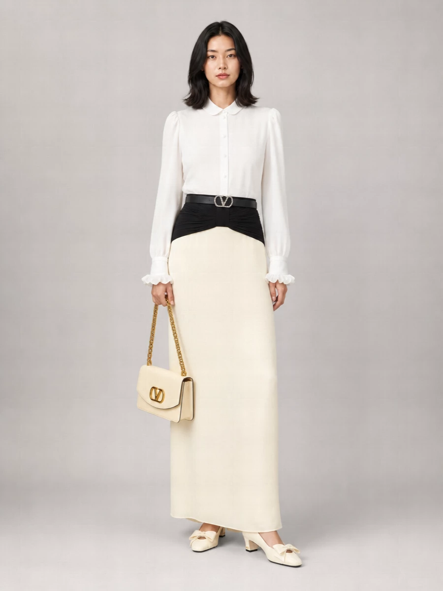 Valentino Embroidered Cotton Shirt