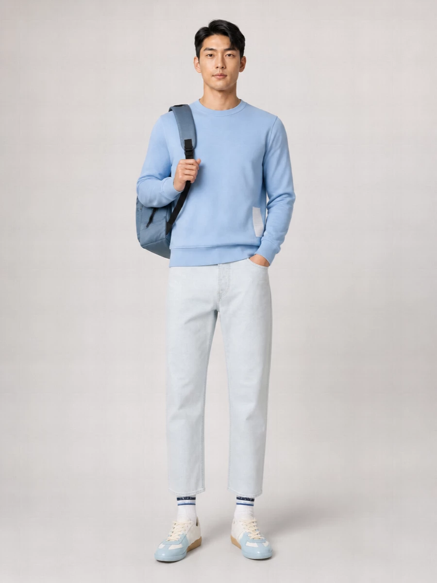 Stone Island Cotton Relaxed-Fit Long-Sleeve Sweatshirt