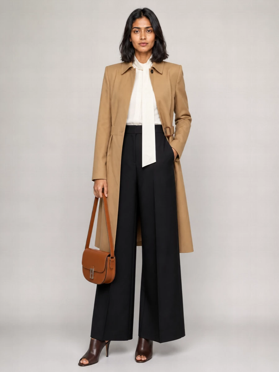 Alexander Mcqueen Belted Trench Coat