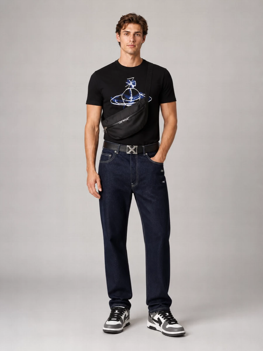Vivienne Westwood Cotton Orb Print Short-Sleeve T-Shirt