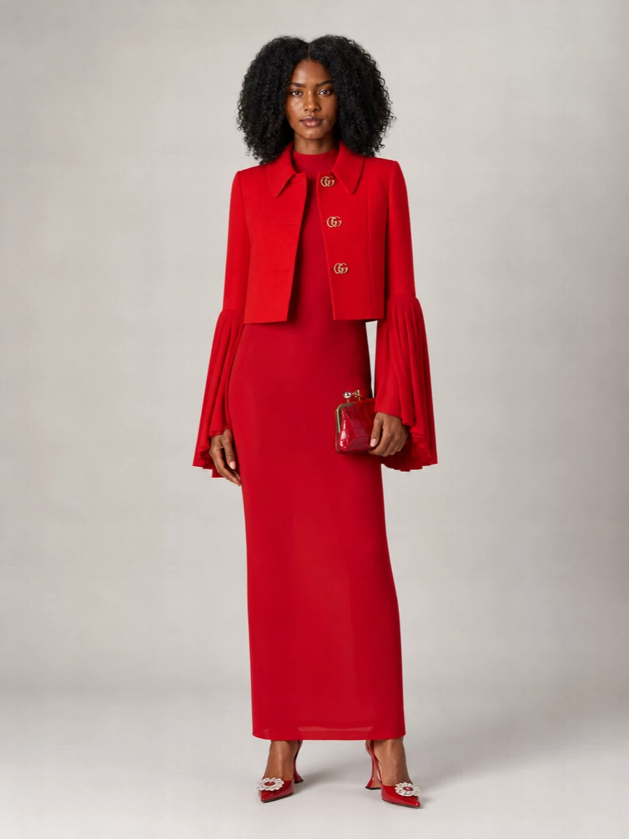 Jacquemus Na Na Leather Clutch Bag