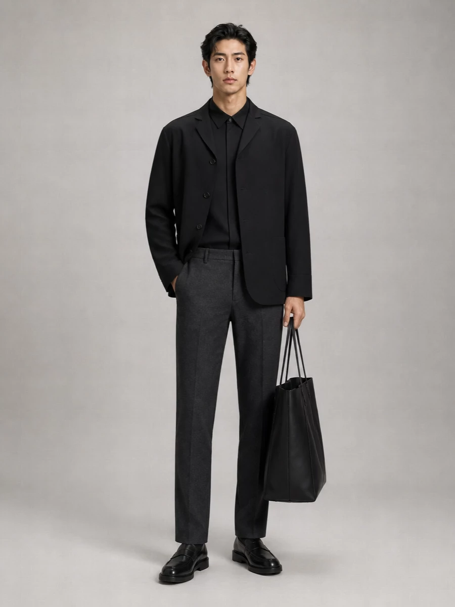 Jil Sander Waterproof Single-Breasted Boxy Jacket