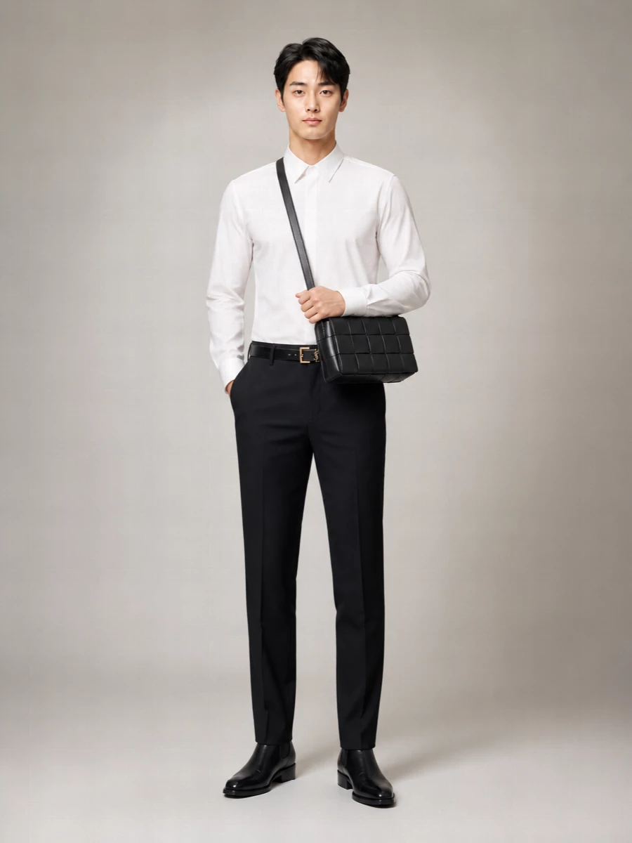 Saint Laurent Leather Belt