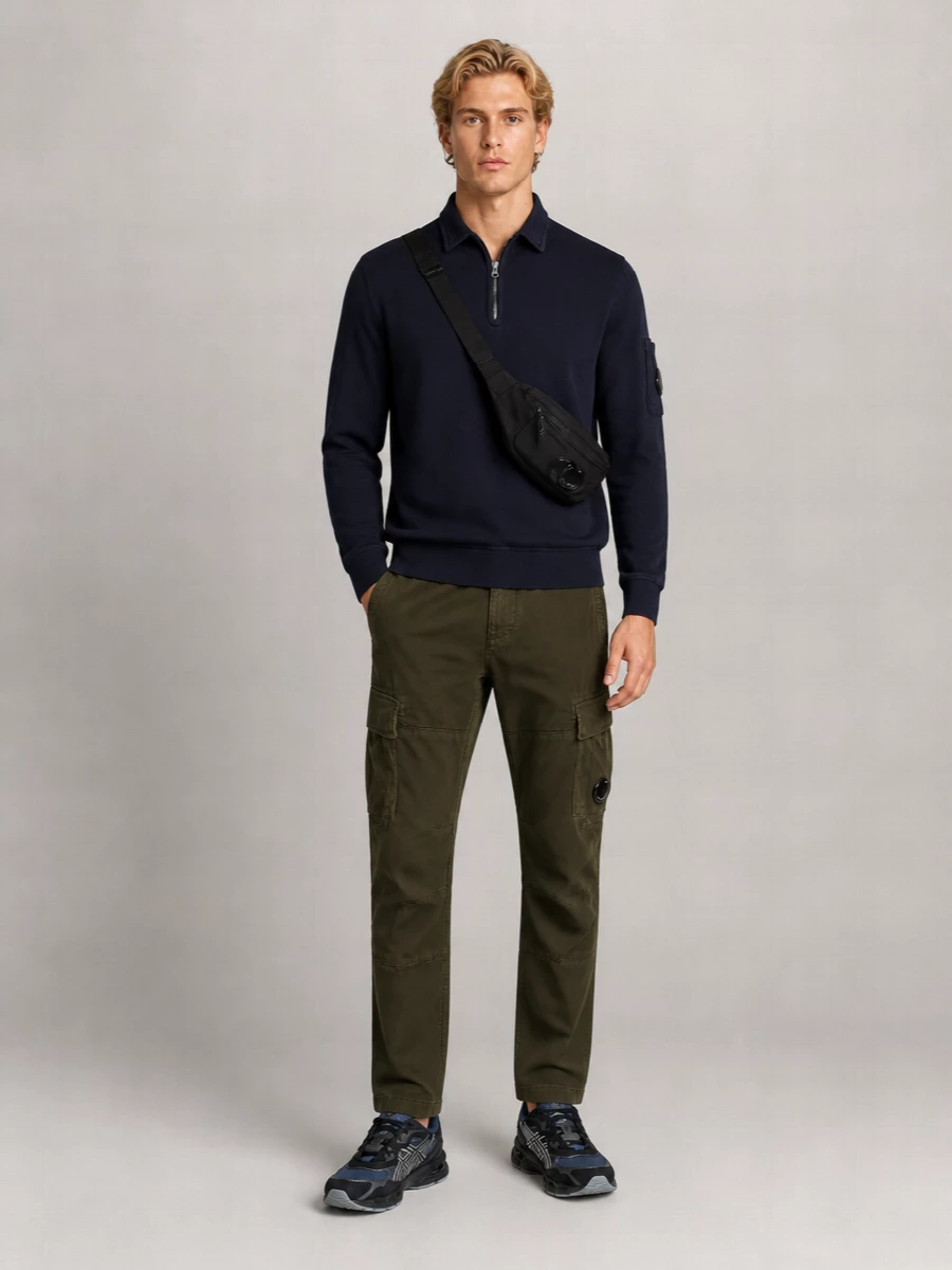 C.p. Company Cotton Sweatshirt Jacket
