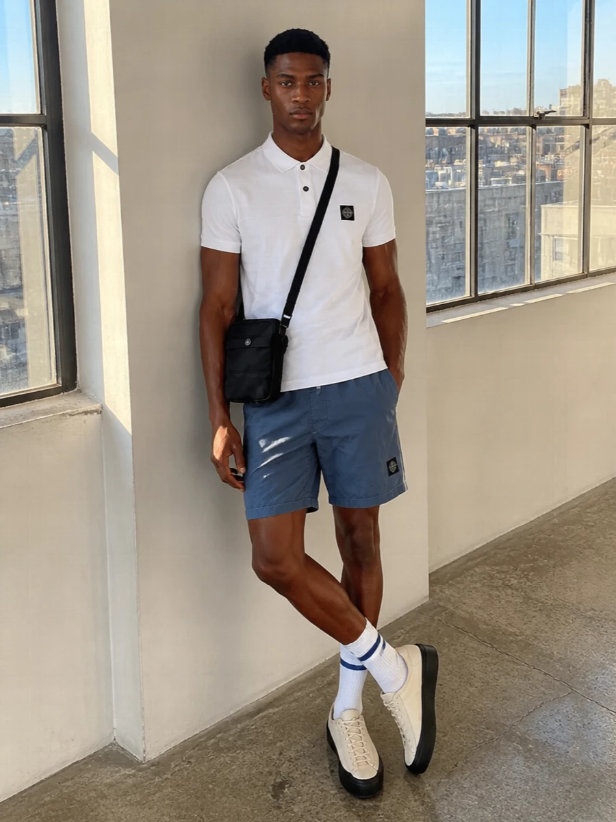 Stone island polo technical shorts sneakers