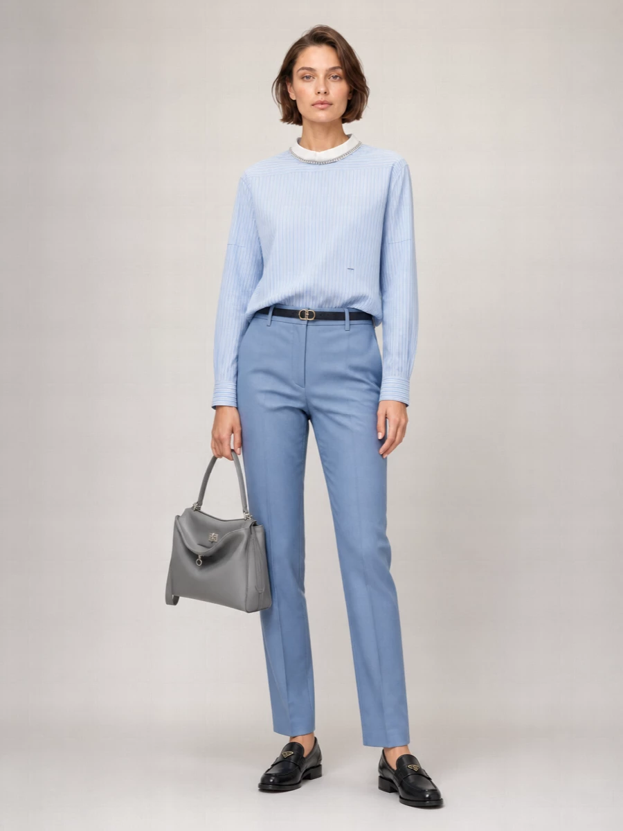 Prada Embroidered Cotton Shirt