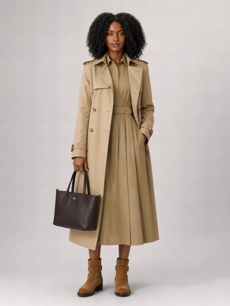 Burberry Bloomsbury Mini Leather Reversible Shoulder Bag
