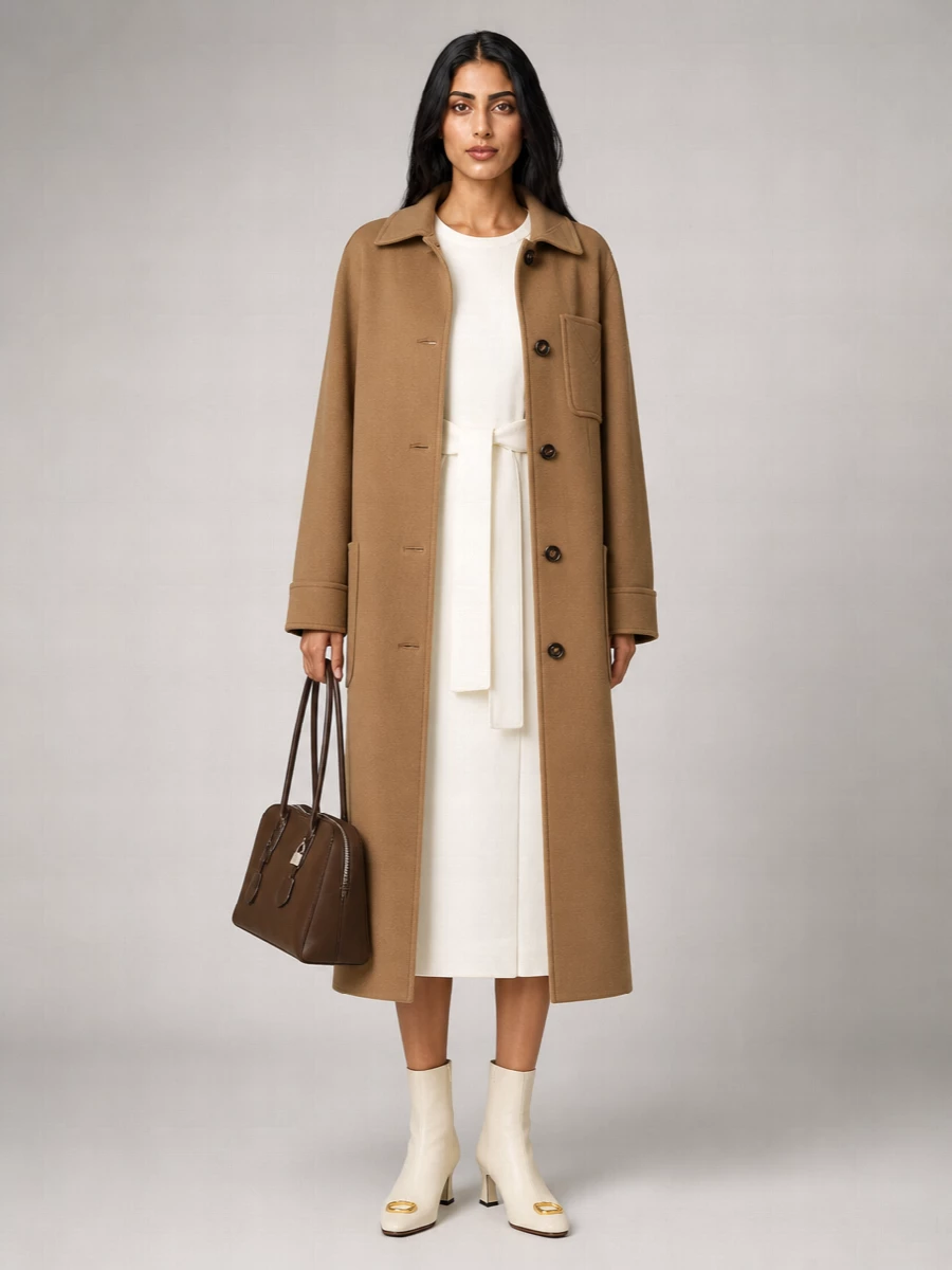Max Mara Cashmere Single Breasted Coat