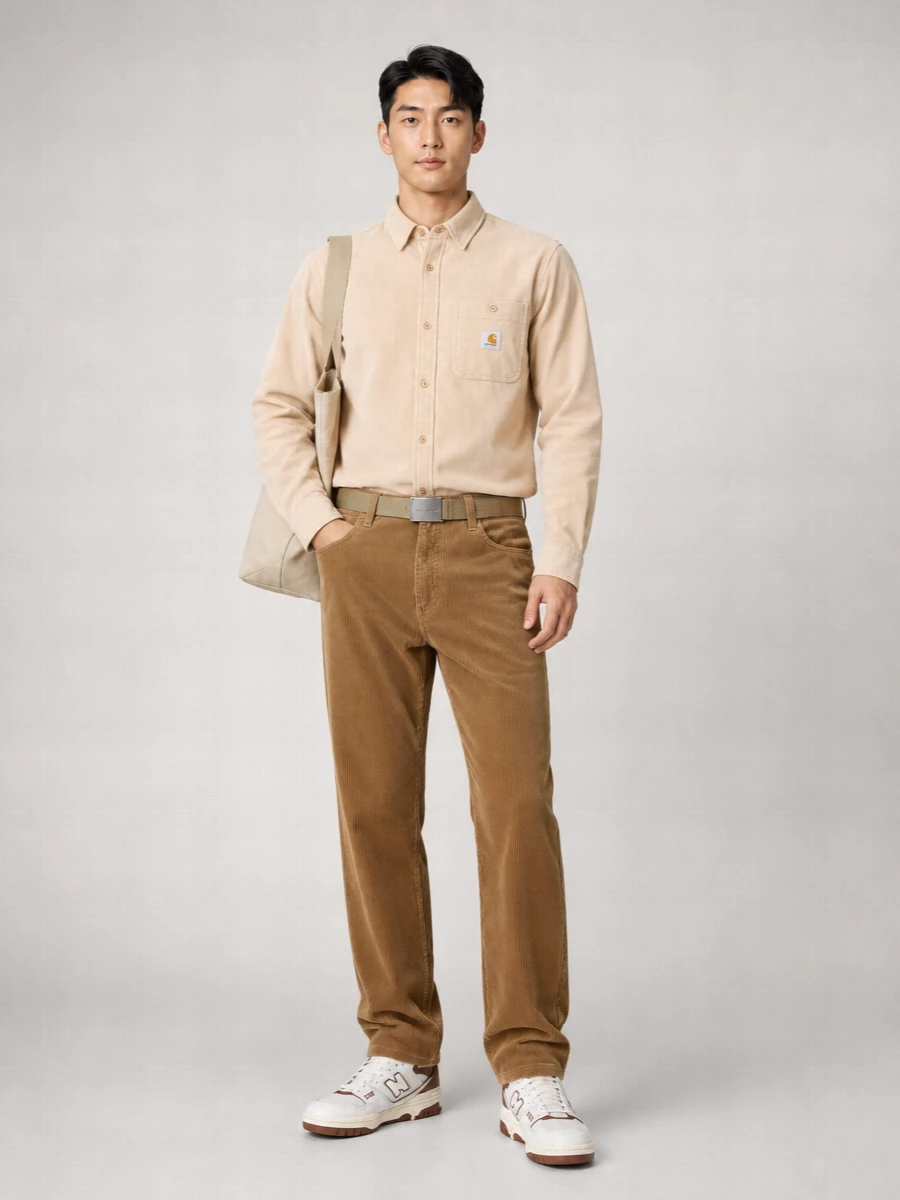 Carhartt Wip Corduroy Loose Tapered Trousers