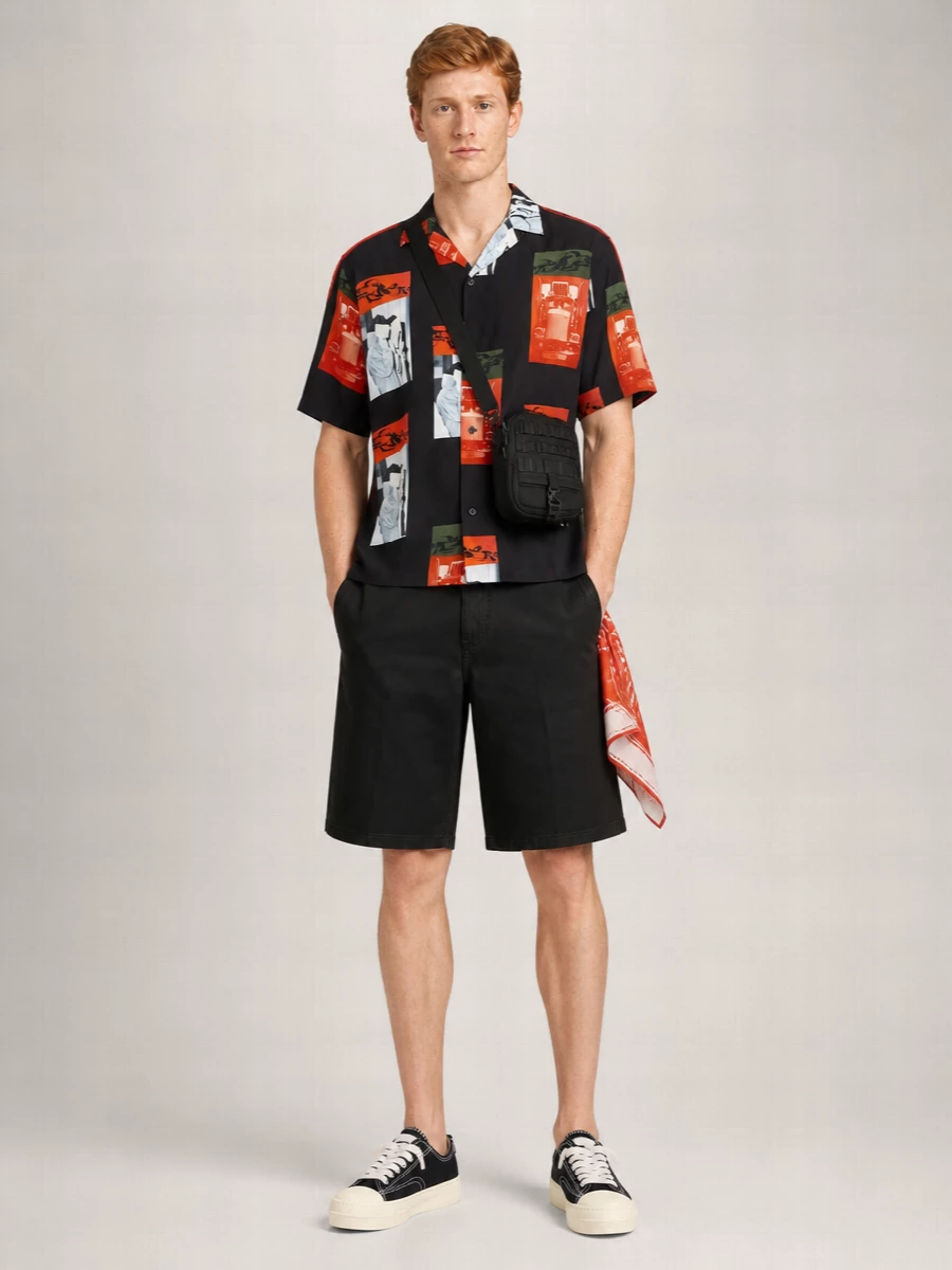Carhartt Wip Viscose Printed Bowling Shirt