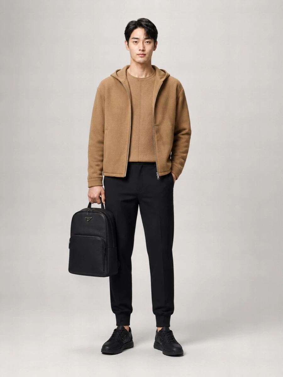 Prada Wool Hooded Jacket