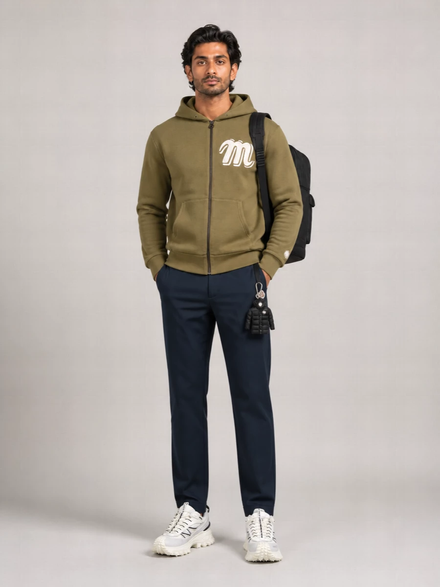 Moncler Genius 3 Moncler Mercedes-Benz Nigoldeneye Cotton Sweatshirt