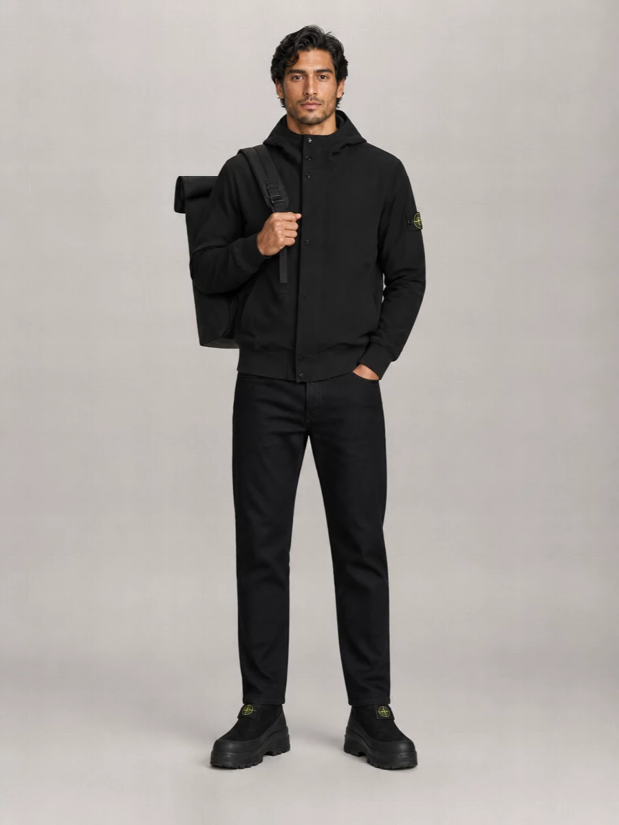 Stone Island Single-Breasted Coat