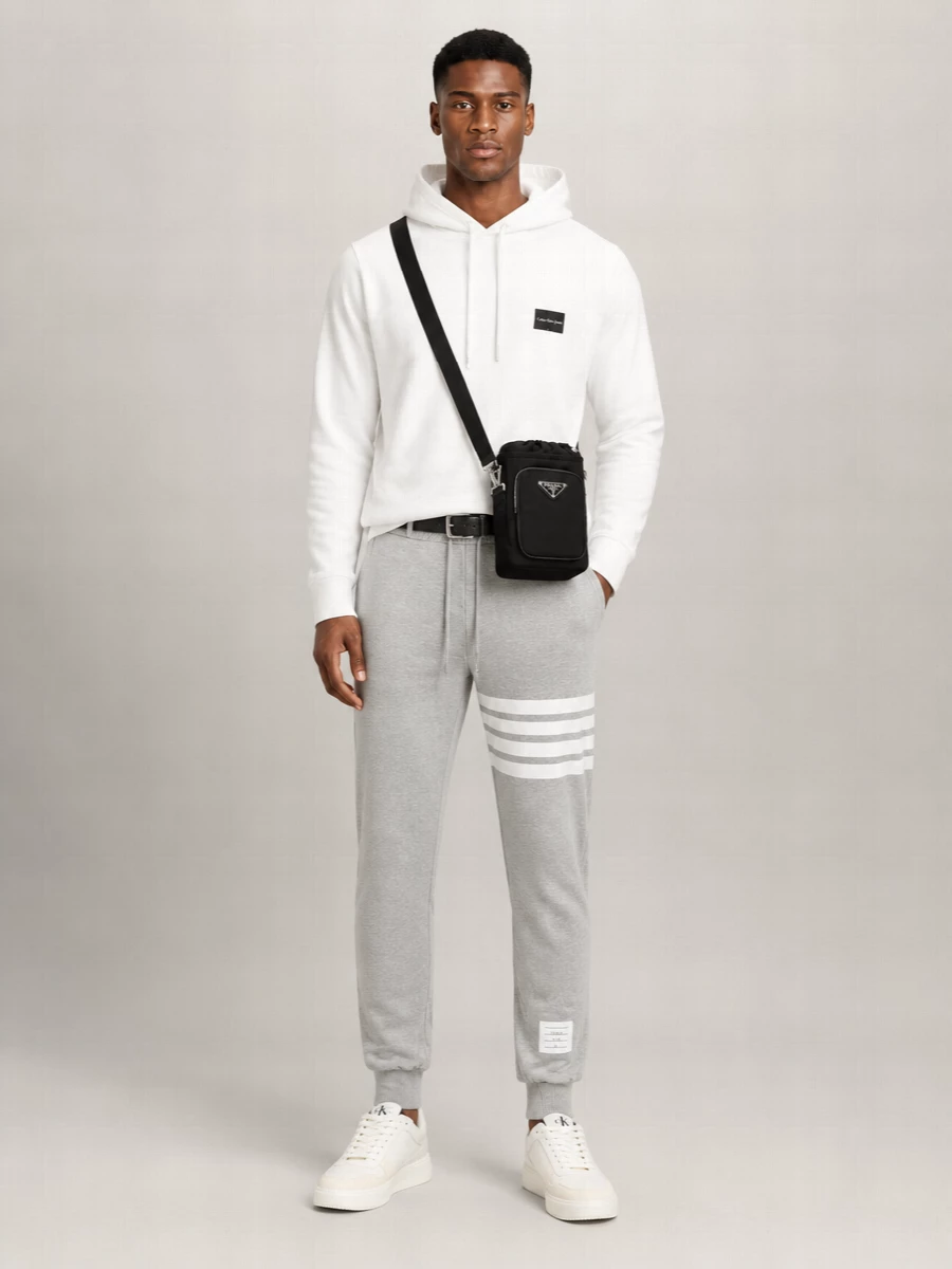 Calvin Klein Cotton Relaxed-Fit Hooded Sweatshirt