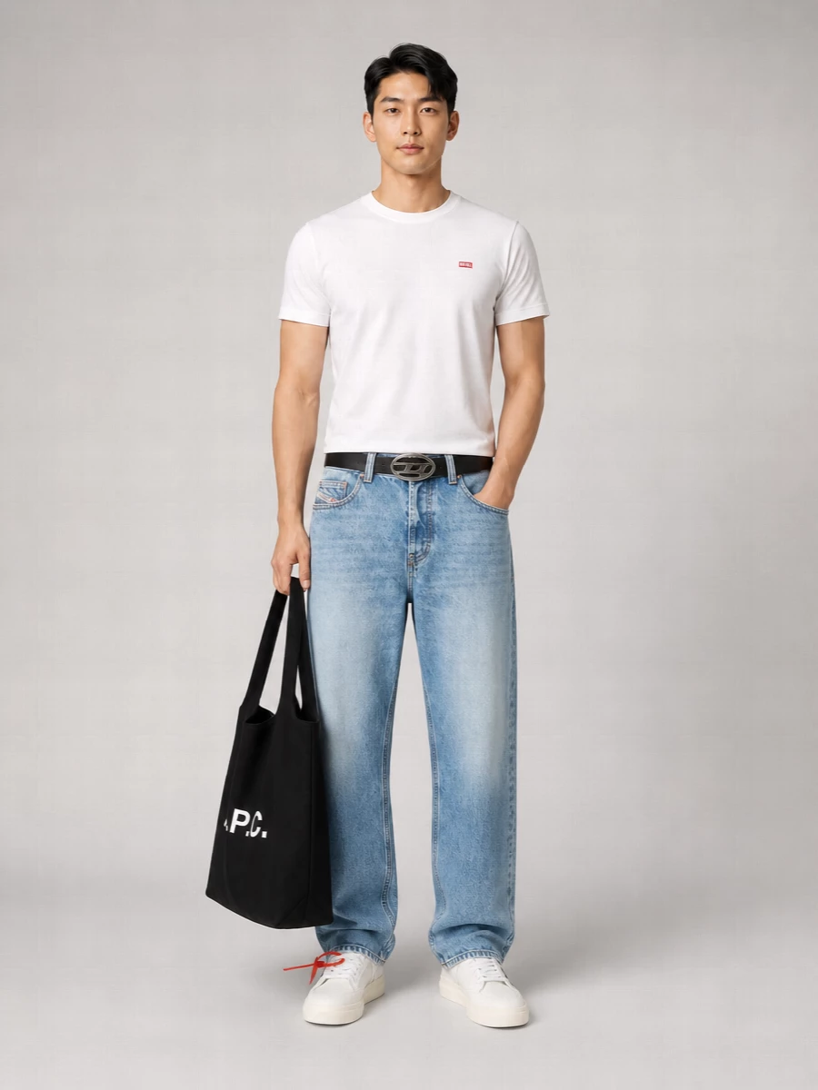 Diesel Cotton Relaxed-Fit T-Shirt