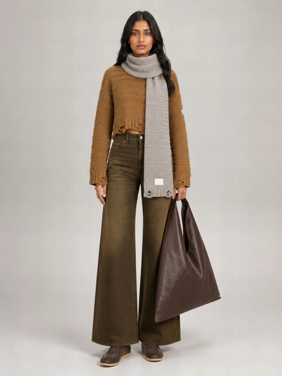 Mm6 Maison Margiela Wool Blend Sweatshirt
