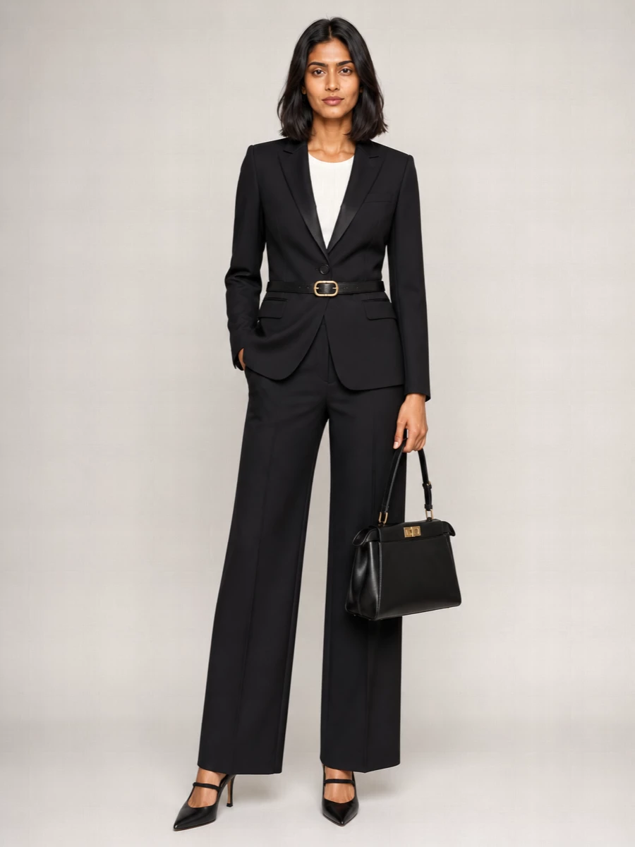 Fendi Leather Thin Belt