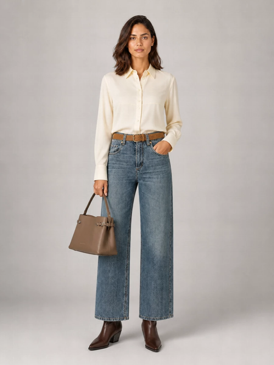 Brunello Cucinelli contemporary loose denim jeans