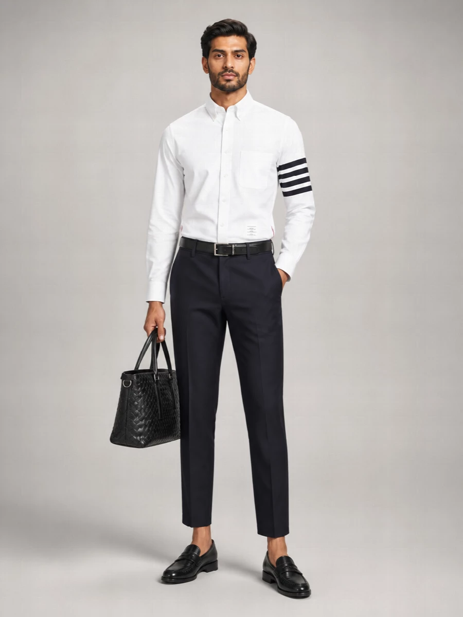 Thom Browne Cotton Long-Sleeve Shirt