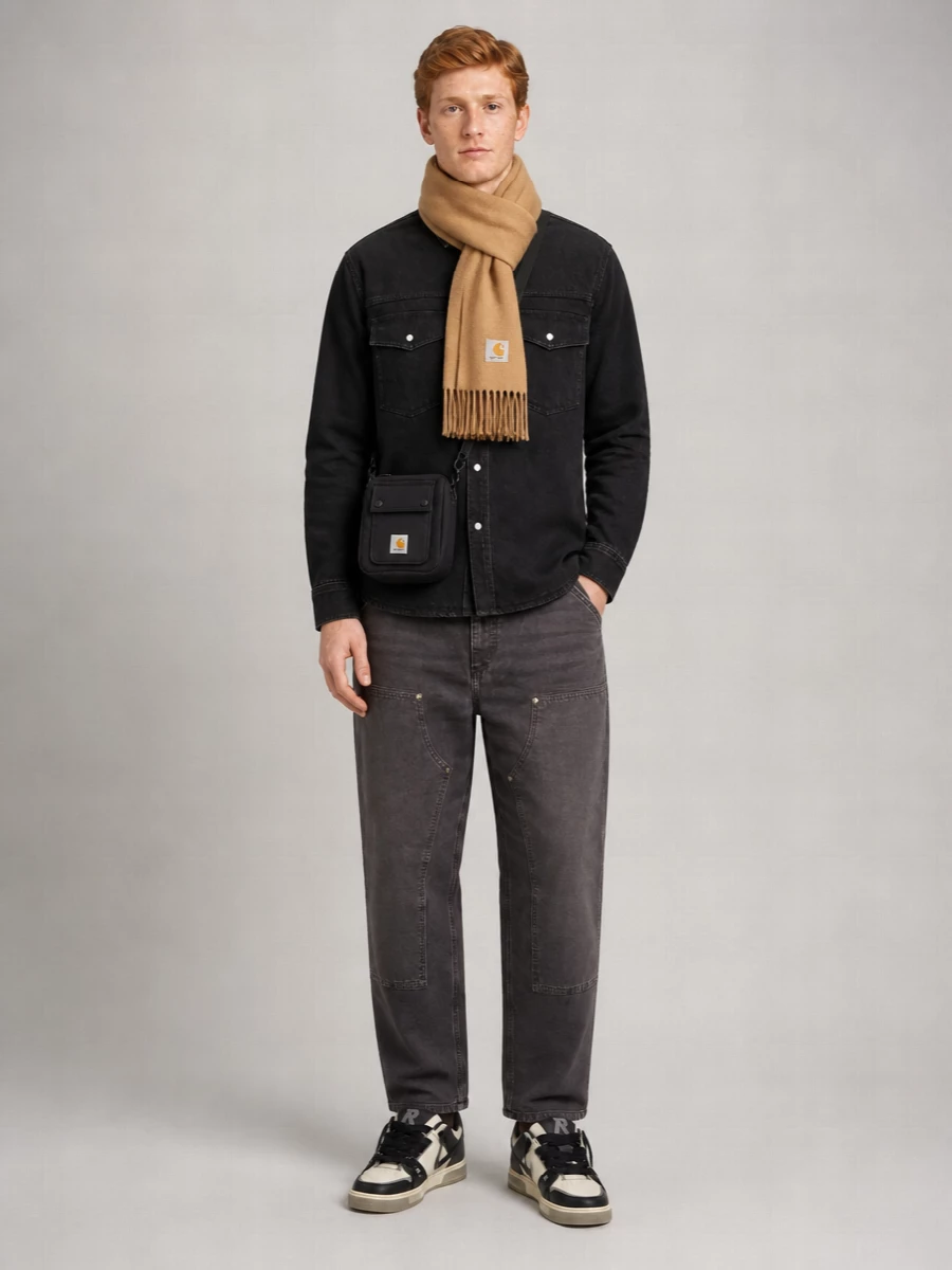 Icecream Denim Long-Sleeve Shirt