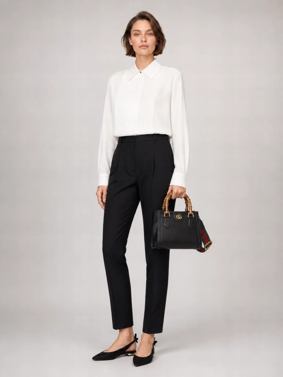 Gucci Diana Small Leather Tote Bag