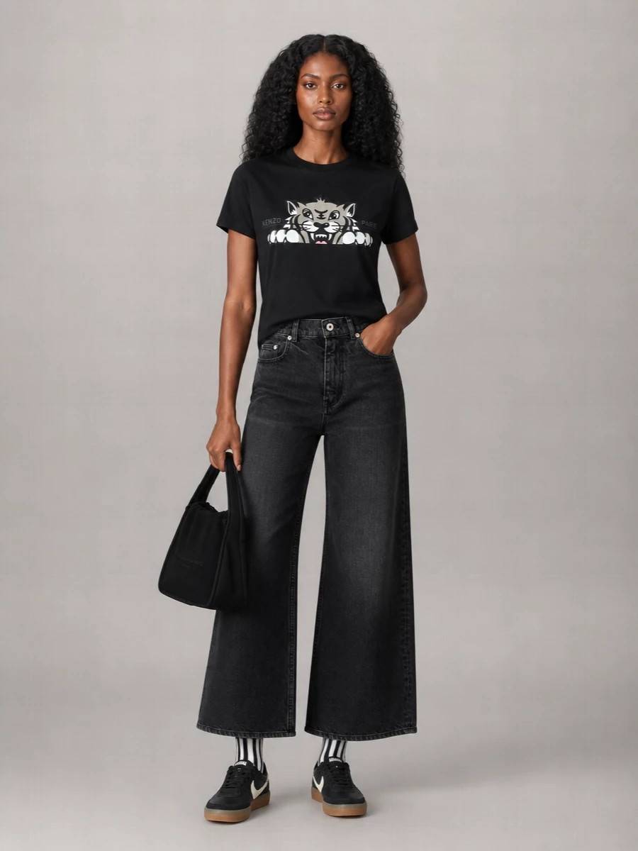 Kenzo Cotton Printed Short-Sleeve T-Shirt