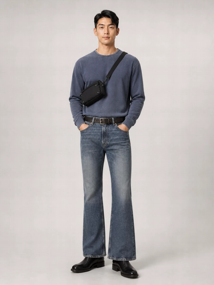 Our Legacy Denim Mid-Rise Relaxed Straight-Leg Jeans