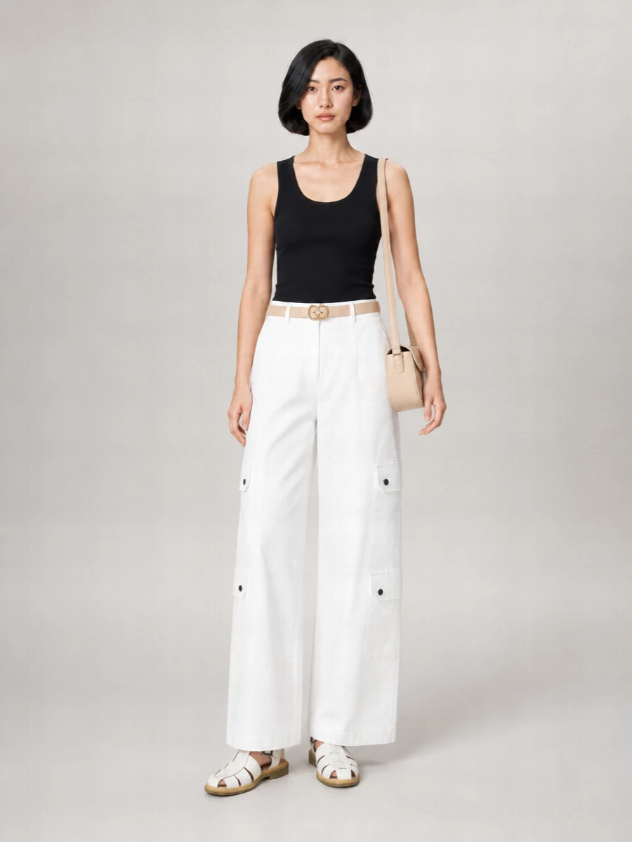 Parosh Celebrity Cotton Trousers With Multiple Pockets