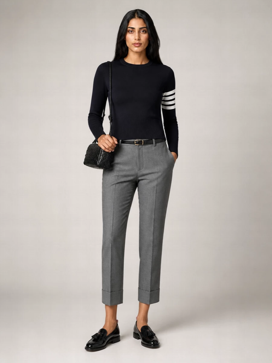 Thom Browne Cashmere Crewneck Jumper