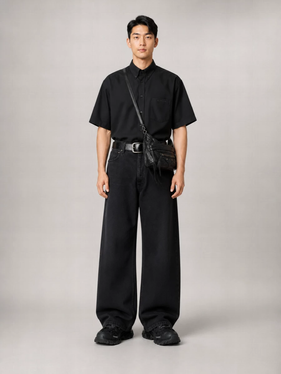 Balenciaga Oversized Twill Shirt