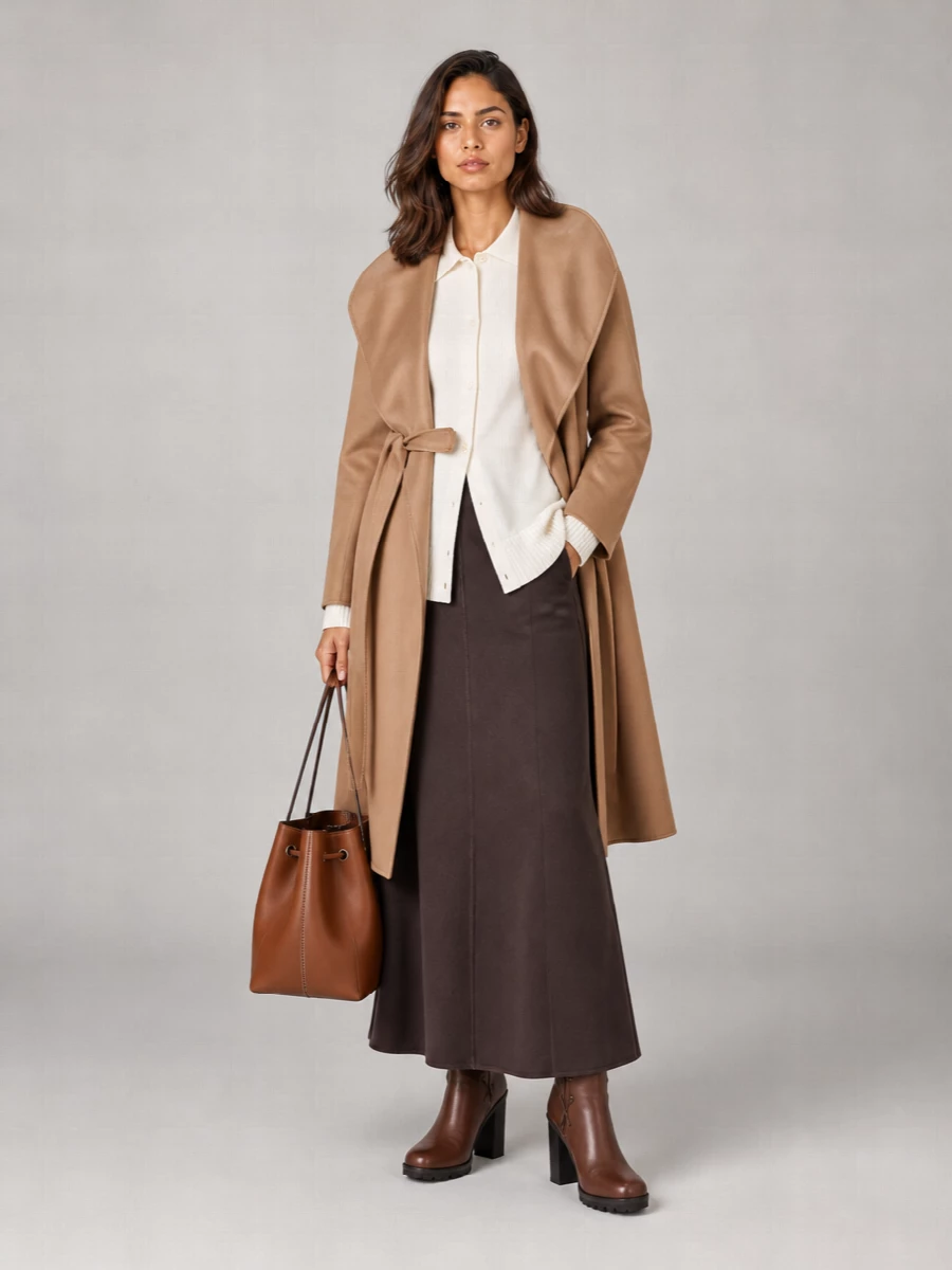 Max Mara cashmere belted coat