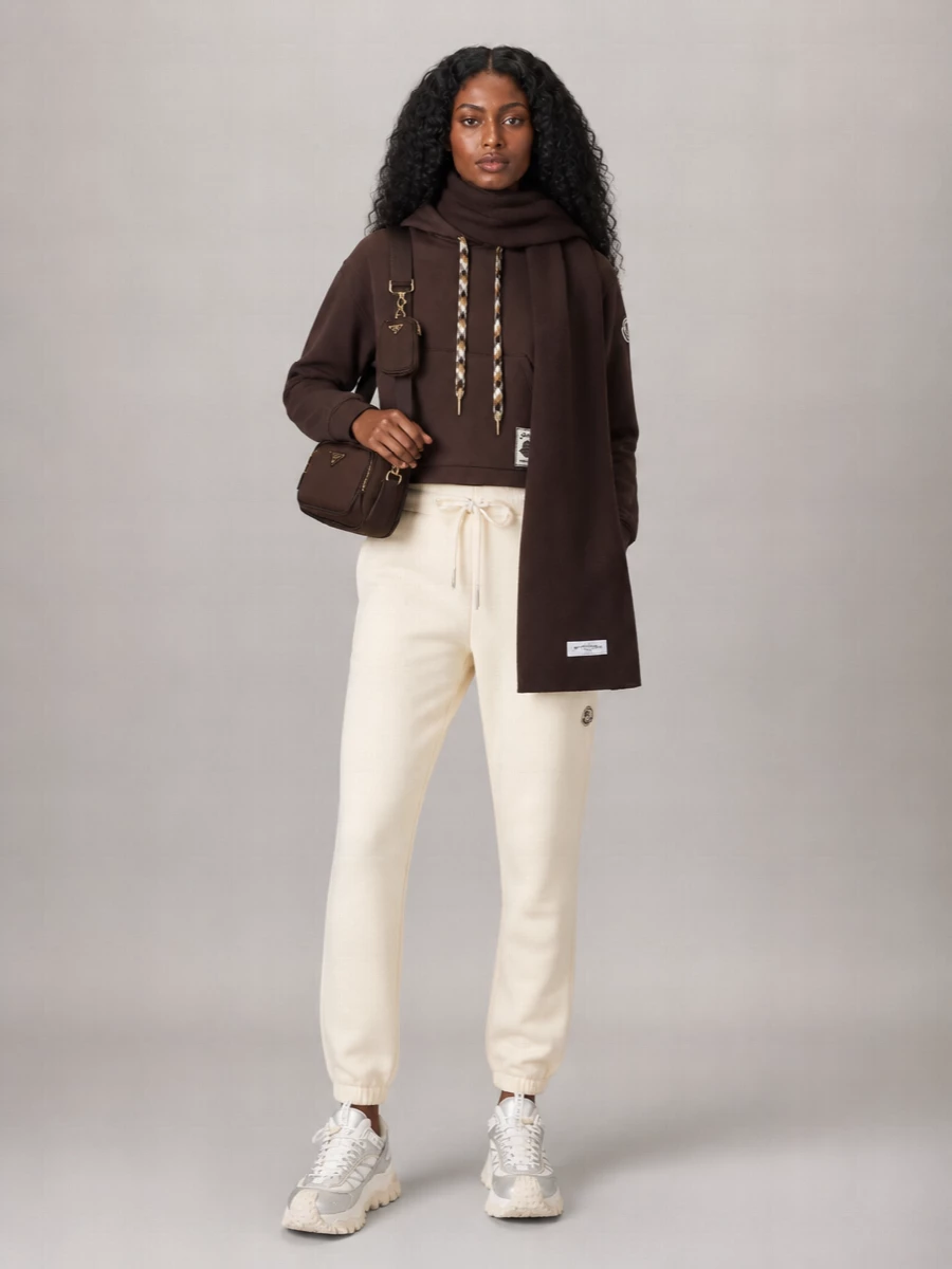 Moncler Cropped Oversized Hoodie