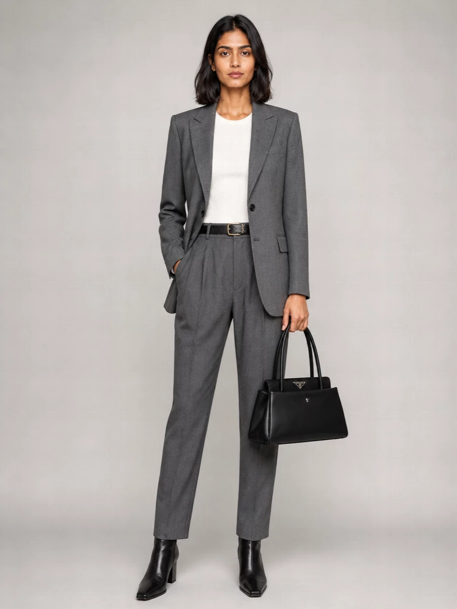 Darkpark Wool Tailored Trousers