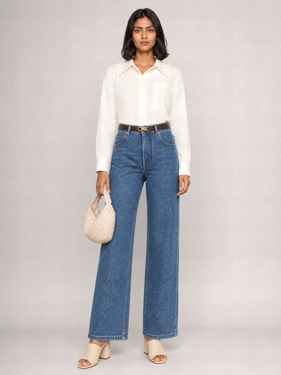 Bottega Veneta Denim Straight-Leg Jeans
