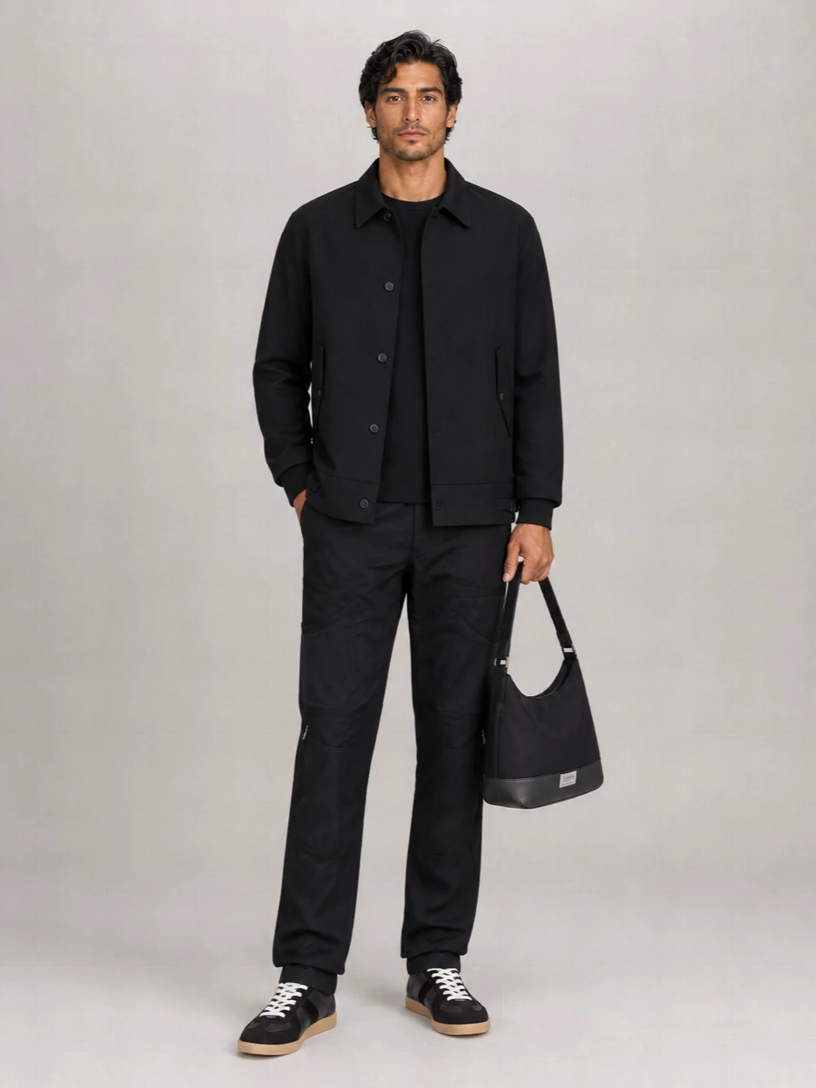 Comme Des Garçons Wool Overshirt Jacket