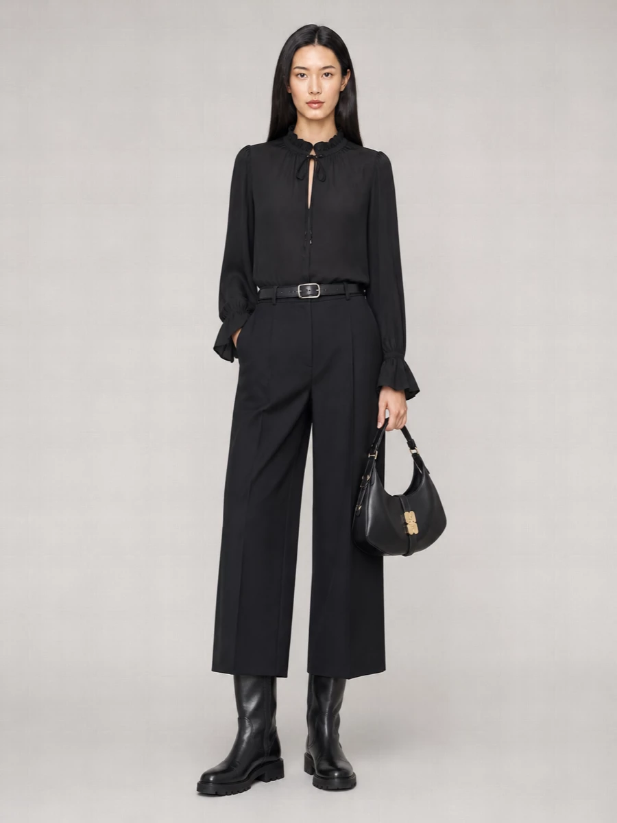 Ganni Wide-Leg Trousers