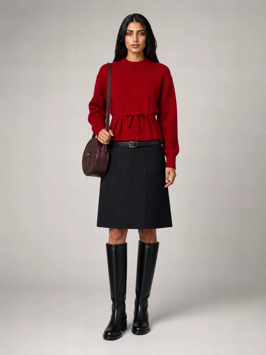 Prada Virgin Wool Oversized Jumper