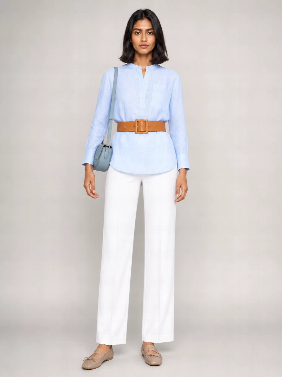 S Max Mara Linen Blouse