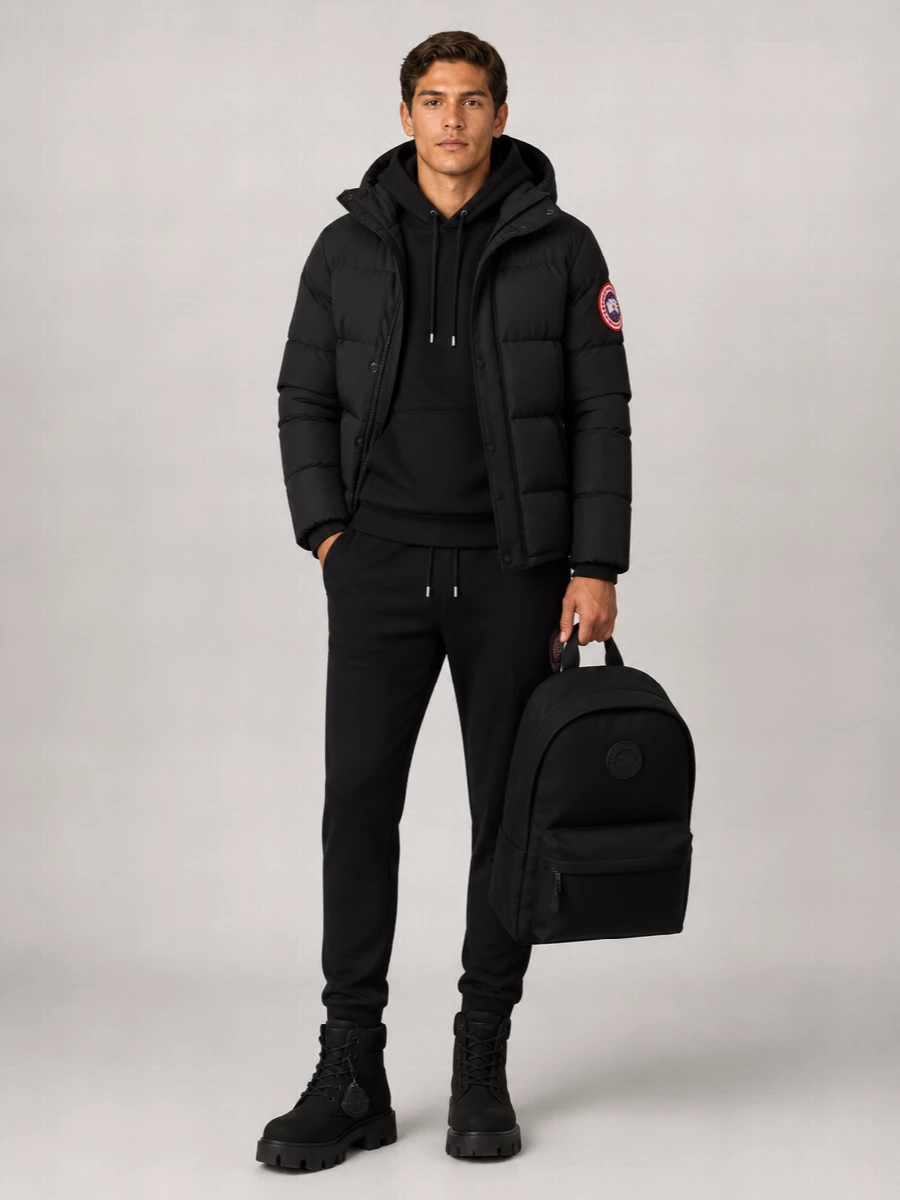 Canada Goose short quilted down puffer jacket