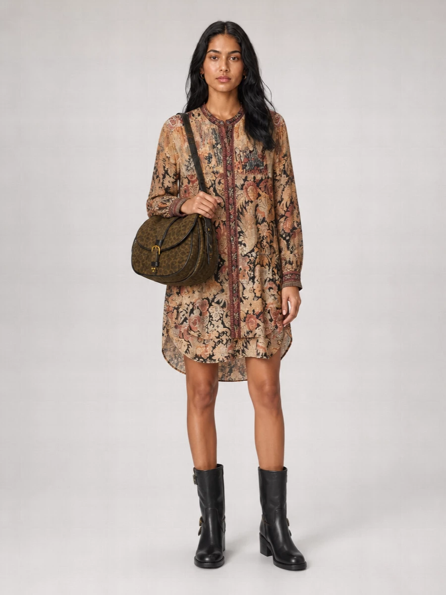 Chloé Leather Buckled Ankle Boots