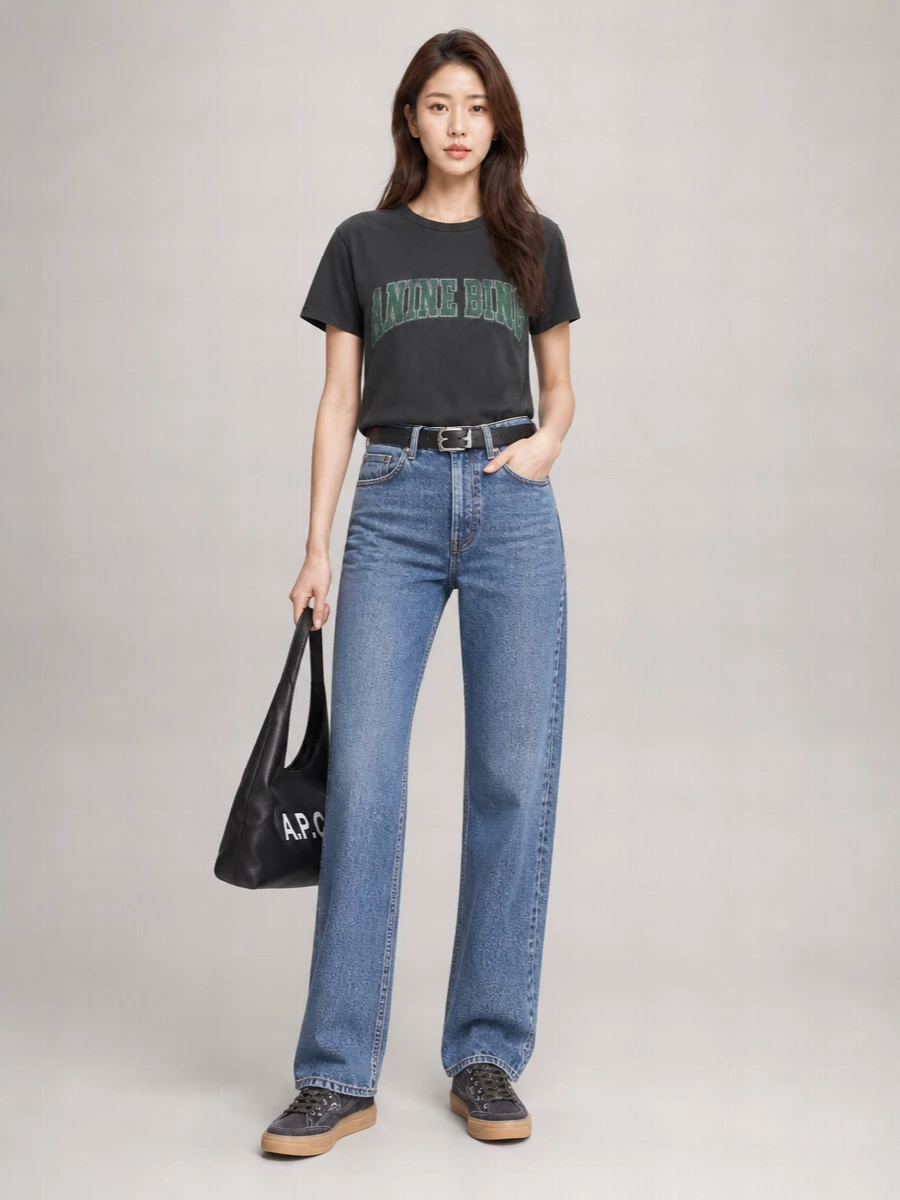 Anine Bing Cotton T-Shirt