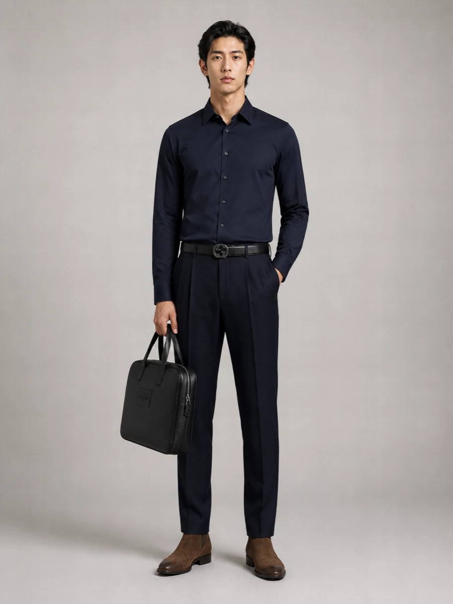 Emporio Armani Virgin Wool Classic Shirt