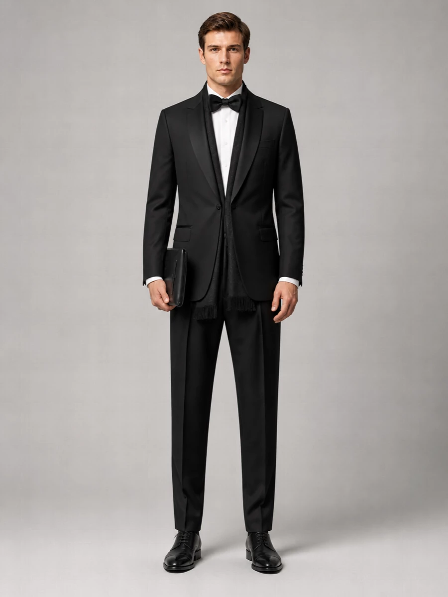 Dolce&Gabbana Wool Silk Tuxedo Suit