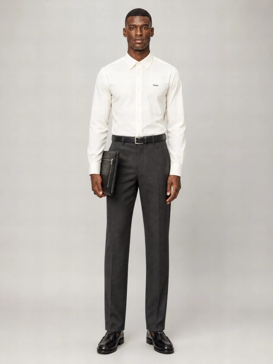 Prada Cotton Oxford Shirt
