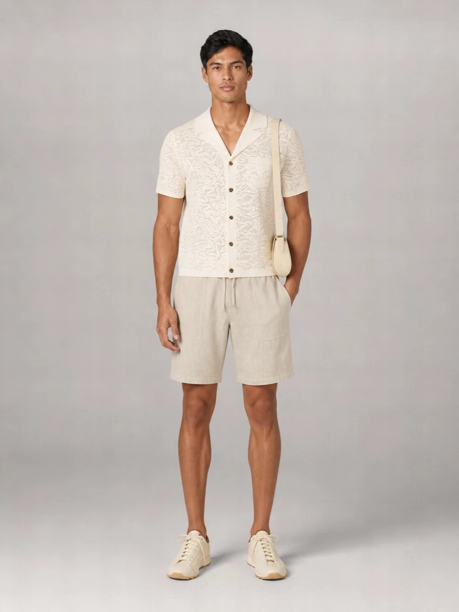 Drôle De Monsieur Cotton Fine-Knit Cardigan
