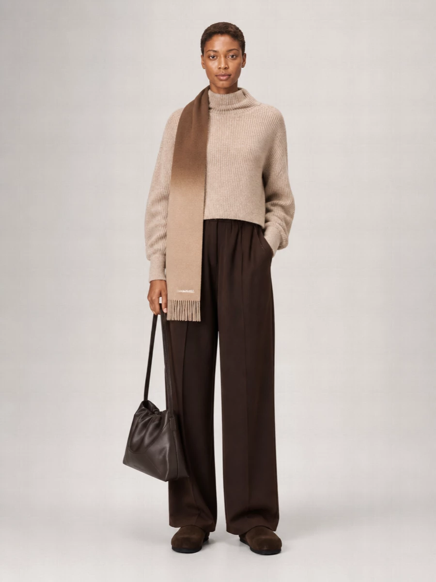 Closed Wool Straight-Leg Trousers