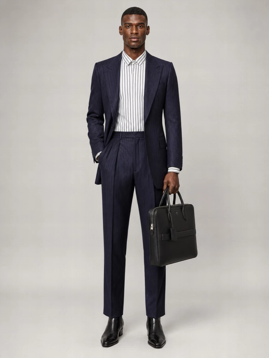 Tom Ford Wool Single Breasted Coat