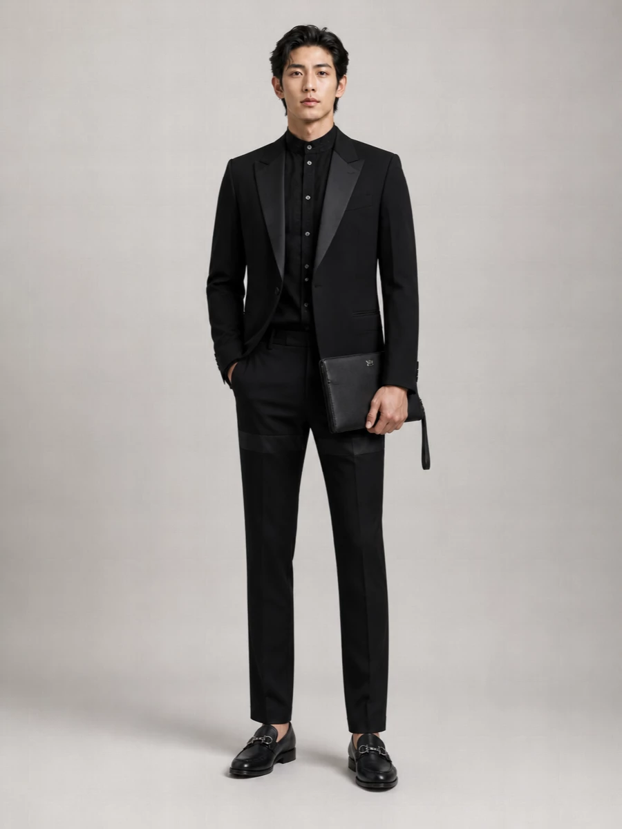 Ferragamo Wool Single-Breasted Blazer